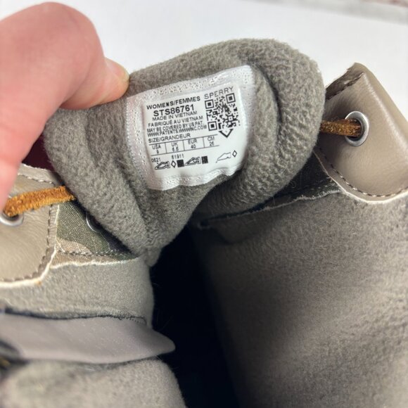 Sperry Women's 9 Brown Camo Syren Gulf Waterproof Rain Duck Boots - Picture 2 of 11